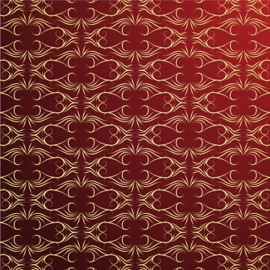 Gold ornament background clipart