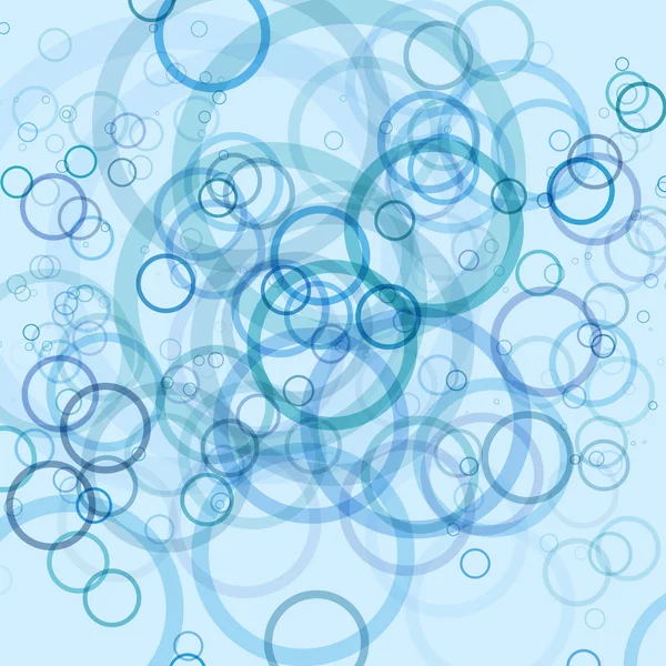 Διασκέδαση μπλε κύκλους ρετρό φόντο — Διανυσματικό Αρχείο