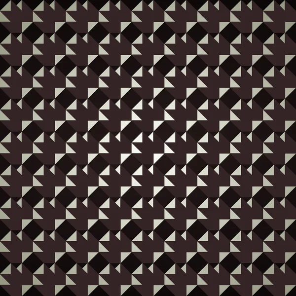 Geometriska brun dekorativa bakgrund — Stock vektor