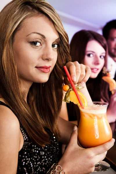 Beautiful women in nightclub — Stock Photo, Image