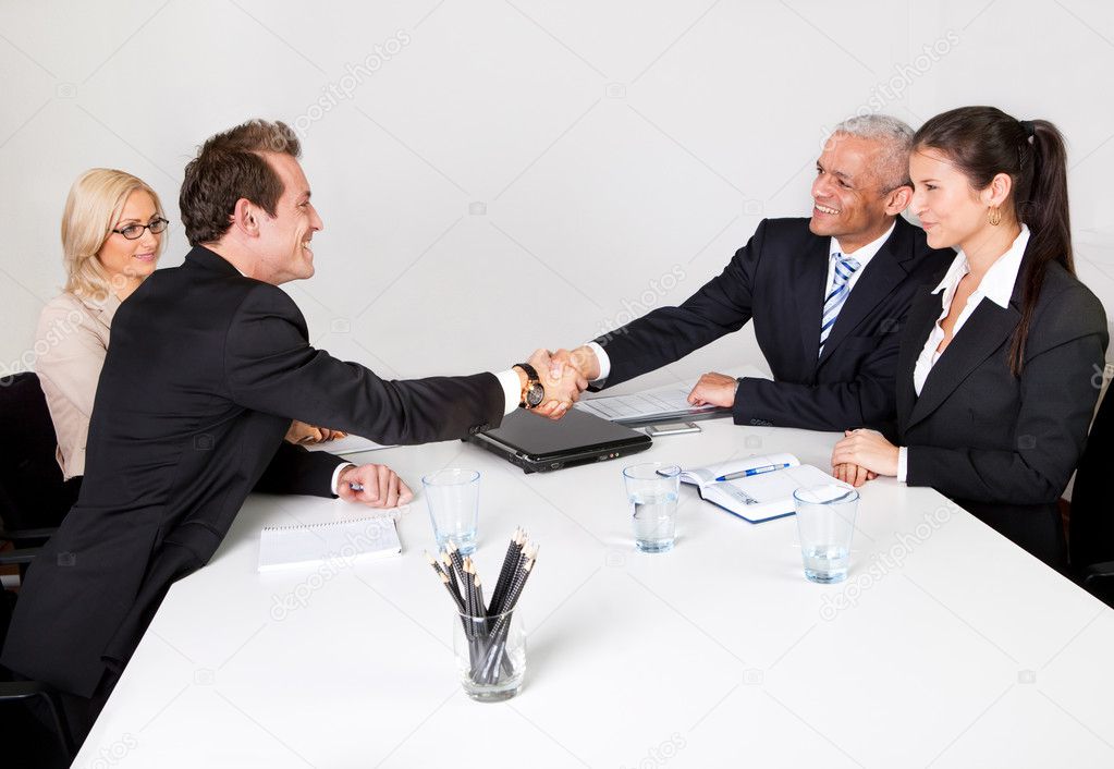 Business closing the deal