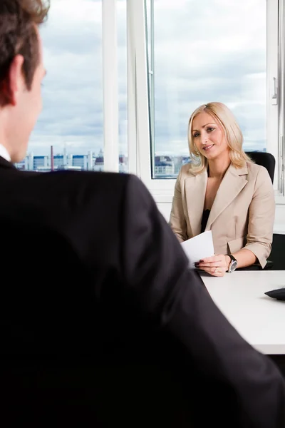 Business Interview — Stock Photo, Image