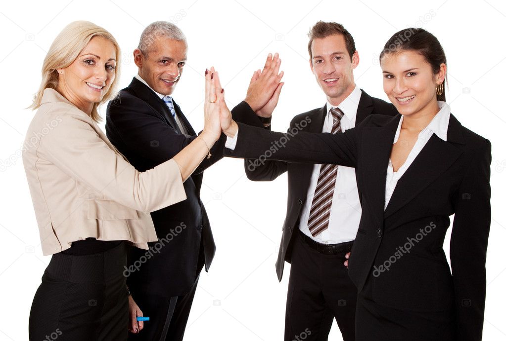 Business high five — Stock Photo © AndreyPopov 4899279