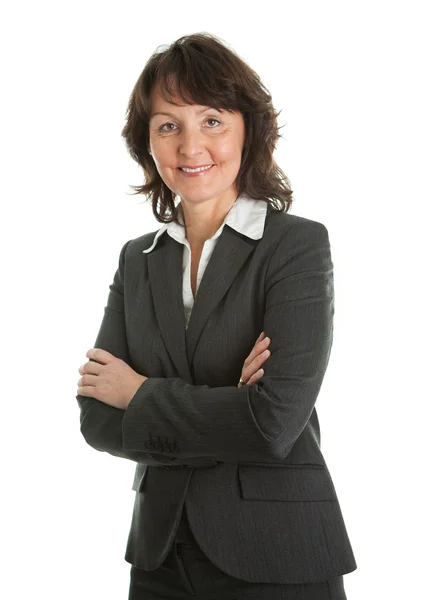 Porträtt av framgångsrika senior affärskvinna — Stockfoto