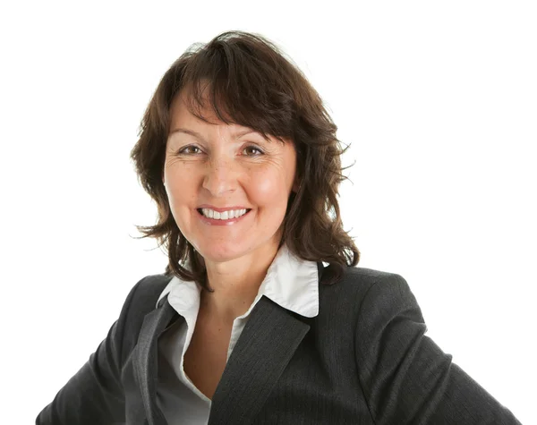 Porträtt av framgångsrika senior affärskvinna — Stockfoto