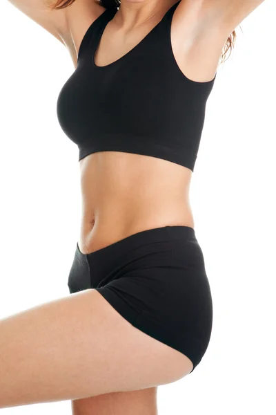 Close-up de mulheres fitness com corpo perfeito — Fotografia de Stock