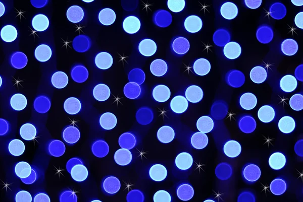 Wazig blauwe lichten — Stockfoto