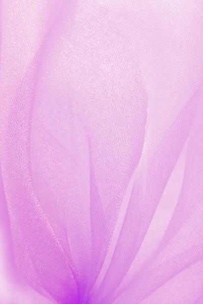Pink organza fabric — Stock Photo, Image