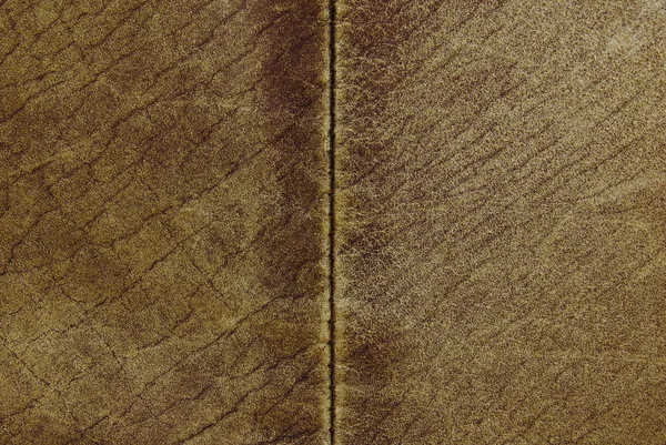 Vintage leather seam texture — Stock Photo, Image