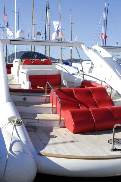 Luxus yacht design, saint Tropez, Franciaország — 스톡 사진