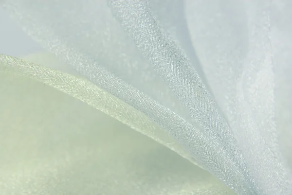 Tekstur kain organza putih — Stok Foto