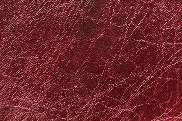 Rött Läder Texture — Stockfoto