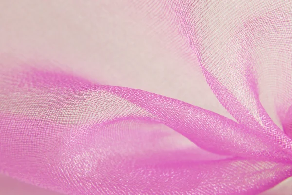 Rózsaszín Organza Szövet Textúra — Stock Fotó