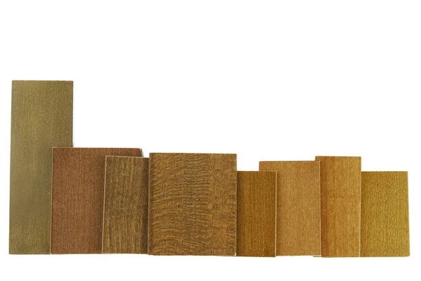 Amostra de cor e textura de madeira — Fotografia de Stock