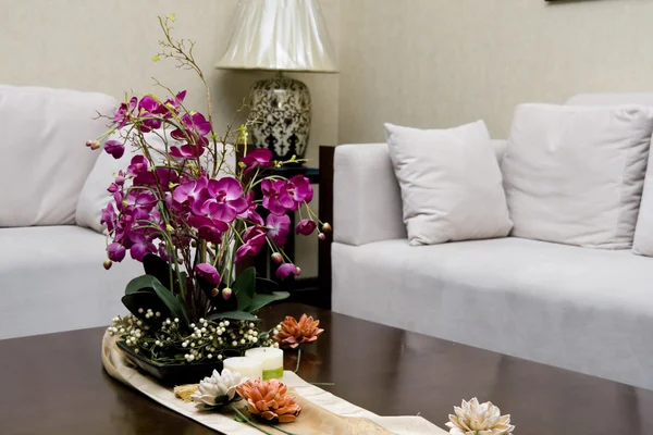Luxo moderna sala de estar — Fotografia de Stock