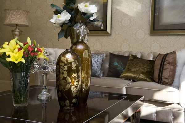 Luxury modern living room — Stock Photo, Image