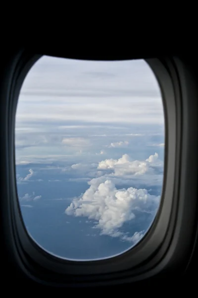 stock image A view from the aeroplane's window