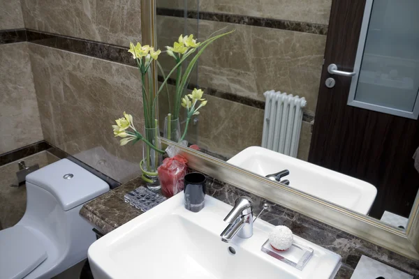 Moderne badkamer Stockfoto