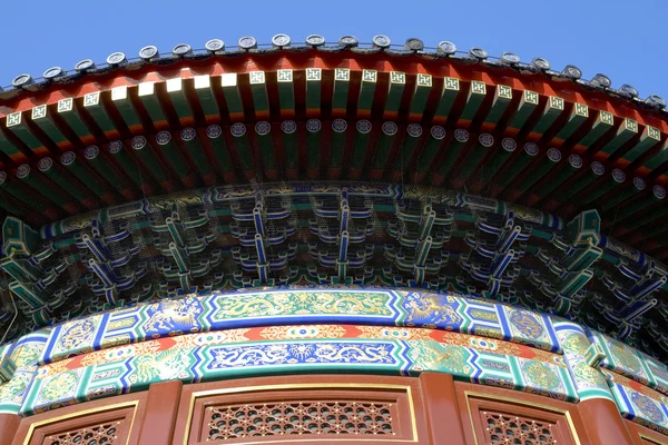 stock image Chinese colorful roof