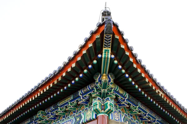 Chinês telhado colorido — Fotografia de Stock