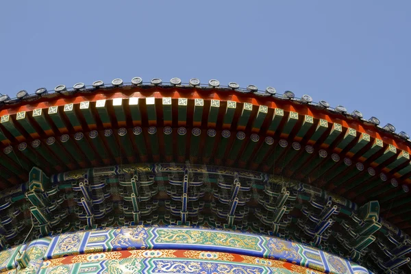 Китайський барвистий дах — стокове фото