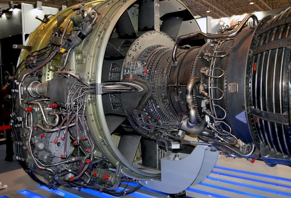 The engine of airplane — Stock Photo, Image