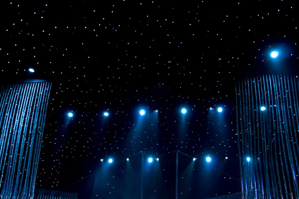 Beautiful Stage Lighting Starry Sky — Stock Photo, Image