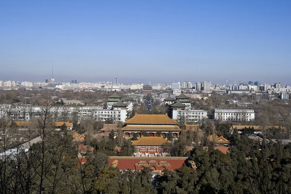 Pekín antiguo y moderno — Foto de Stock