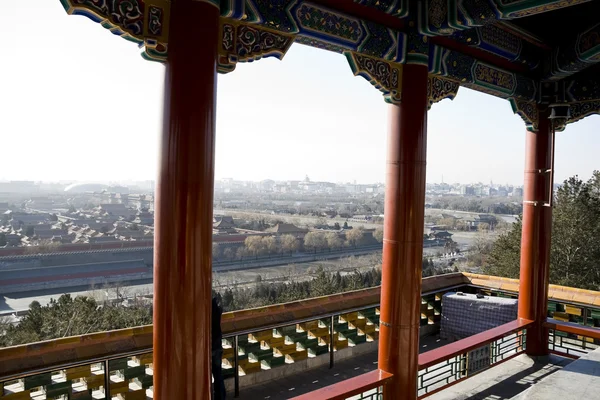 Древний и современный Пекин — стоковое фото