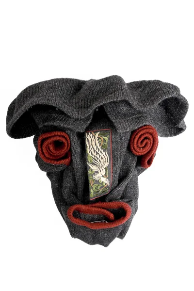 セーターの創造的な人間の頭蓋骨 — ストック写真
