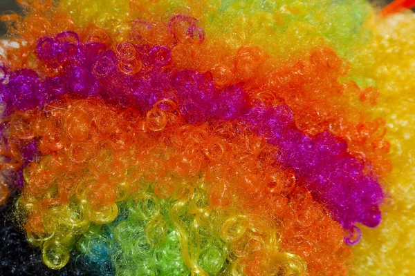 stock image A colour colorful wig background