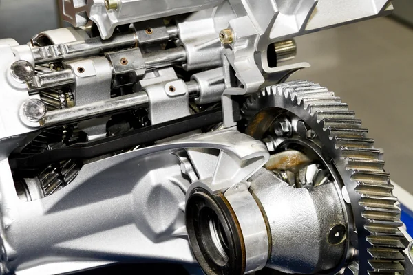 Automotive Transmission Gearbox Lots Details — Stock Photo, Image