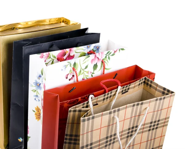 Shopping Bag Gros Plan Sur Fond Blanc Images De Stock Libres De Droits