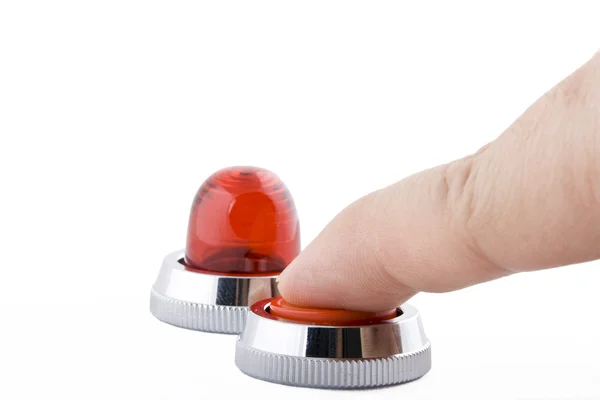 Finger On The Button — Stock Photo, Image