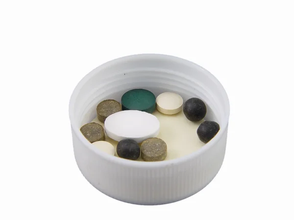 Pills Cover White — Stock Photo, Image