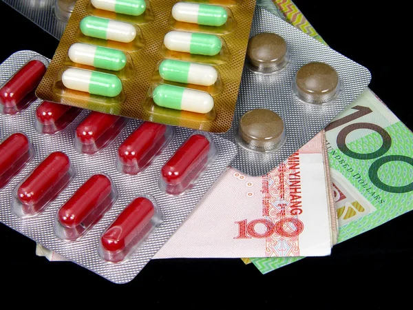 Стоимость Лекарств Каждым Днем Становится Дороже — стоковое фото