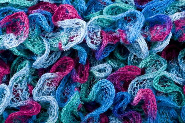 Sciarpa Multicolore Fatta Mano — Foto Stock