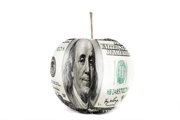 Apple имеет кожу доллара США — стоковое фото
