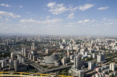 Pekin Çin 'in panoramik görüntüsü