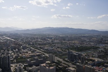 Pekin Çin 'in panoramik görüntüsü