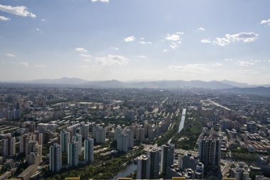 Pekin Çin 'in panoramik görüntüsü