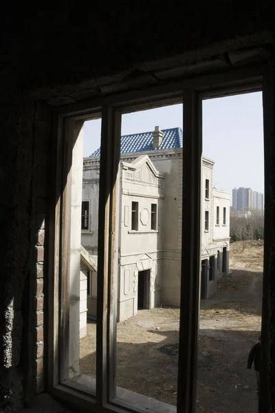 Edificio Abandonado Ciudad China — Foto de Stock