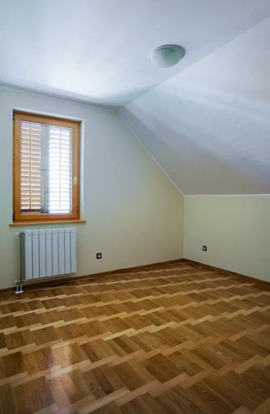 Leere Schlafzimmer Einem Neuen Haus Wohnungen Zum Verkauf — Stockfoto