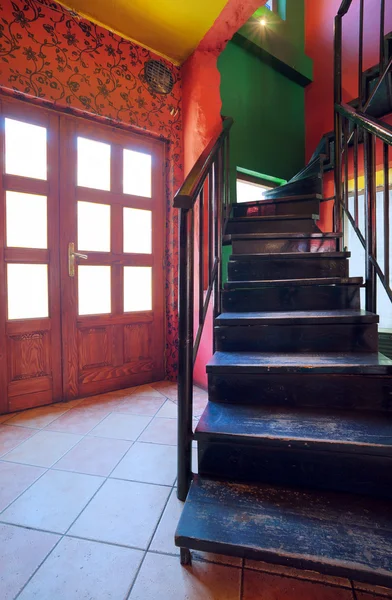 Лестницы кафе — стоковое фото
