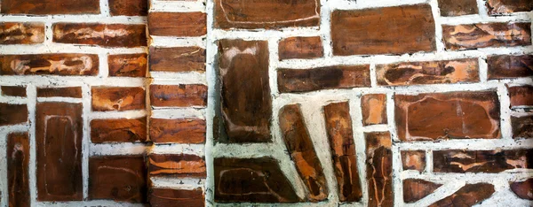 Cegły brązowy — Zdjęcie stockowe
