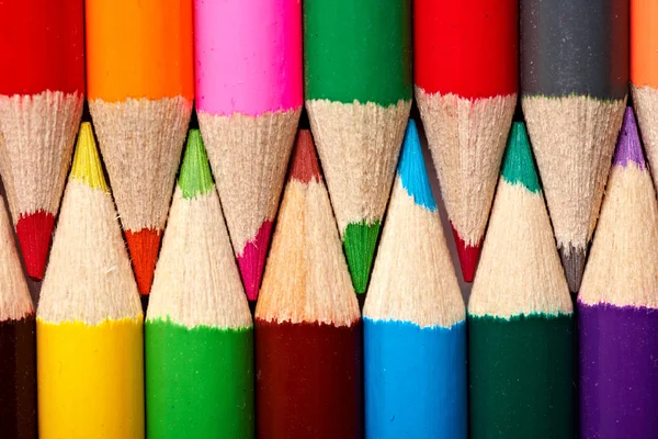 Färg pennor — Stockfoto