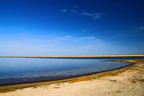 Lake in Arabat Spit Stock Image