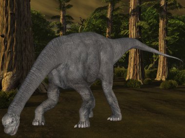 Camarasaurus-3D Dinosaur clipart
