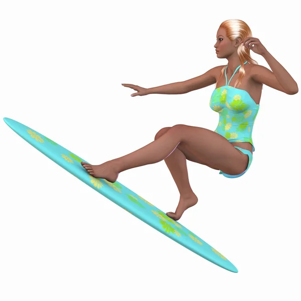 stock image Female Surfer