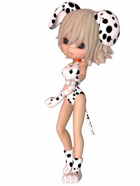 Cute Toon Figure - Puppy — Stock Photo, Image